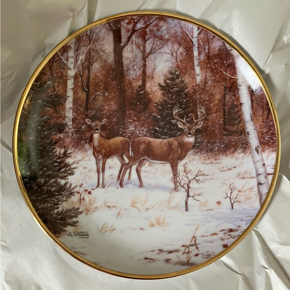 WHITIN Artistic Plate with Nature Scene
